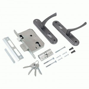 Омега Д-град ЗВ.7 серебро Замок врезной с/руч (10)