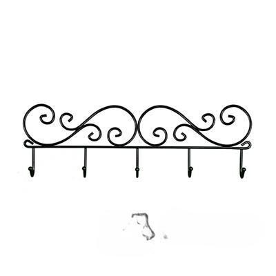 Вешалка "Кружева 5" цвет черный 400х45х130мм ВН 276Ч (10)