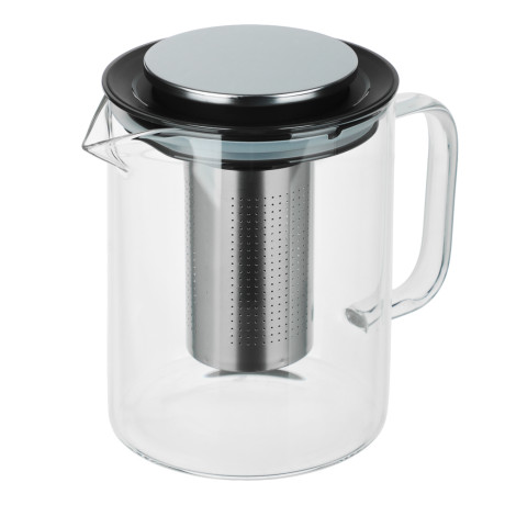 SATOSHI Монблан Чайник заварочный 1200мл, стекло, нерж.сталь