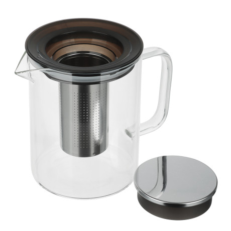 SATOSHI Монблан Чайник заварочный 1200мл, стекло, нерж.сталь