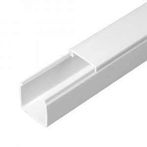 Промрукав Кабель-канал белый 2-й замок в п/э 25х25 (32 м/уп) цена за 1 м PR03.0051