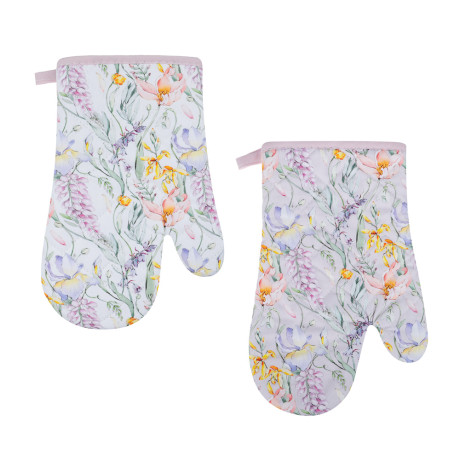 PROVANCE Ботаника Прихватка-варежка 18х28см, 100% хлопок, 2 дизайна