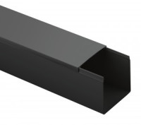 ЭРА кабель-канал ПВХ 60х60 черный 2м (12м в уп., цена за 1м) KK-B-60-60 61747