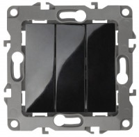 ЭРА 12 мех. выкл. СУ 3 кл. 10А черный, автоклеммы 12-1107-06 0530