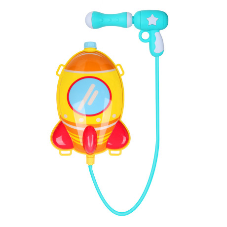 SILAPRO Водный пистолет-рюкзак Ракета, 2л, пистолет 23х13, рюкзак 27х20см, PP, 2 вида