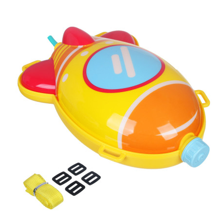 SILAPRO Водный пистолет-рюкзак Ракета, 2л, пистолет 23х13, рюкзак 27х20см, PP, 2 вида