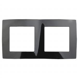 ЭРА 12 рамка СУ 2 мест. черный, 12-5002-06 1353