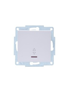 Lezard VESNA мех. выкл. СУ 1 кл. 10А (проходн.) (инд) бел (корп. ABS)  742-0288-114