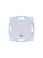 Lezard VESNA мех. выкл. СУ 1 кл. 10А (проходн.) (инд) бел (корп. ABS)  742-0288-114