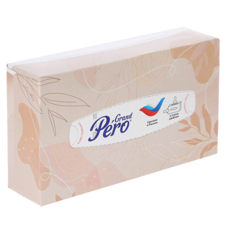 Салфетки универсальные бумажные GrandPero двухслойные, 4 дизайна, 100л