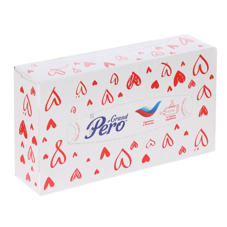 Салфетки универсальные бумажные GrandPero двухслойные, 4 дизайна, 100л