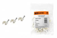 TDM скоба пластиковая круглая 10мм (уп. 50 шт., цена за уп.) (50!) SQ0514-0017