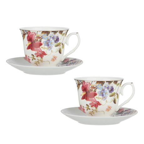 Набор чайный 4 пр., 225мл, MILLIMI, Джина, фарфор