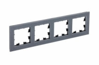 Systeme Electric AtlasDesign Nature рамка СУ 4 мест. мрамор айс грей ATN343204