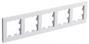 Systeme Electric AtlasDesign Nature рамка СУ 5 мест. мрамор крем роял ATN343105