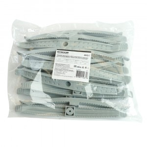 STEKKER Держатель кабеля для прям. монт. двуст. ДКД-2 серый (20шт, цена/шт) 240x19x16 PMHR2G 49567