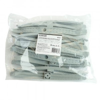 STEKKER Держатель кабеля для прям. монт. двуст. ДКД-2 серый (20шт, цена/шт) 240x19x16 PMHR2G 49567