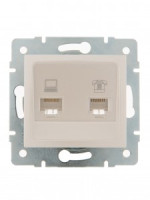 Lezard KARINA мех. роз. СУ 2 мест. комп.+ тел. жемчужно-бел. перламутр (корп. ABS) 707-3088-143