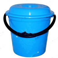 Ведро 6л с крышкой МилихПластик (20)