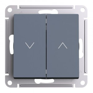 Systeme Electric AtlasDesign мех. выкл. СУ 2 кл. жалюзи, 10А, ГРИФЕЛЬ ATN000719 (5!)