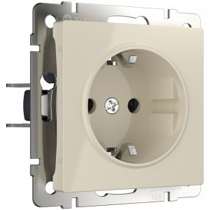 Werkel мех. роз. СУ 1 мест. 16A земля шторки (слоновая кость) W1171103 a051480