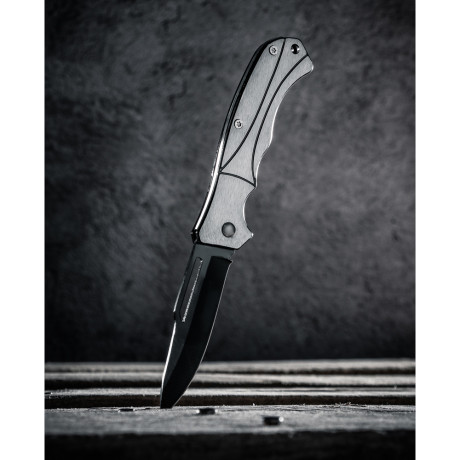 ЕРМАК Нож туристический складной 16,5 см. толщина лезвия 1,8 мм, нерж. сталь, арт.1