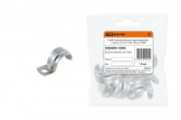 TDM скоба метал. оцинк. сталь однолапк. d 16-17мм (10!) SQ0409-1004