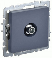 IEK BRITE мех. роз. СУ TV проходная РТВ10-0-БрМ маренго BR-A10-P-K35