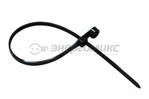 REXANT хомут нейлоновый 200x4,3 (уп. 100шт., цена за уп.) черный  07-0205