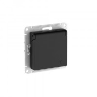 Systeme Electric ATLASDESIGN мех. роз. СУ 1 мест. (земля)шт,крыш,16А(автоклем)КАРБОН ATN001046S (5!)