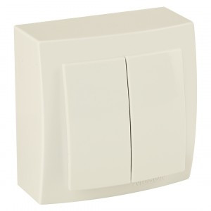 Nilson THEMIS выкл. ОУ 2 кл. крем. 26121003