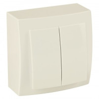 Nilson THEMIS выкл. ОУ 2 кл. крем. 26121003