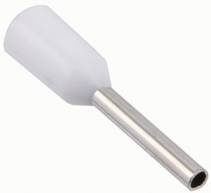 IEK GENERICA наконечник изолир. НШВИ 0,5-08 0,5мм2 белый (100шт) UGN11-008-D05-100-G