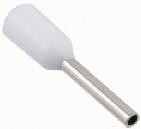 IEK GENERICA наконечник изолир. НШВИ 0,5-08 0,5мм2 белый (100шт) UGN11-008-D05-100-G