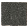 Губка для шлифования, 100 х 70 х 25 мм, мягкая, 3 шт, P 60/80, P 60/100, P 80/120 Matrix