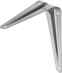 Уголок-кронштейн STAYER "MASTER", 125х100мм, серый (12!!!)