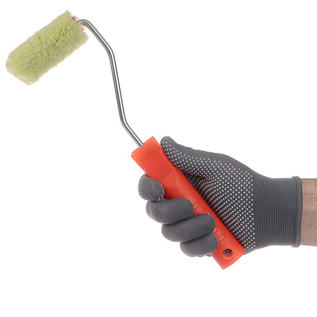 ЕРМАК Валик в сборе "полиакрил" 70мм, D15мм, ворс 12мм, ось 6мм