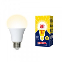 Volpe NORMA ЛОН A60 E27 9W(720lm) 3000K 2K матовая 60x110 LED-A60-9W/3000K/E27/FR/NR