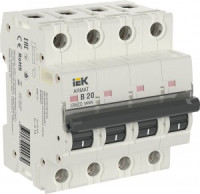 IEK ARMAT автоматический выкл. M06N 4P х-ка B 20А AR-M06N-4-B020
