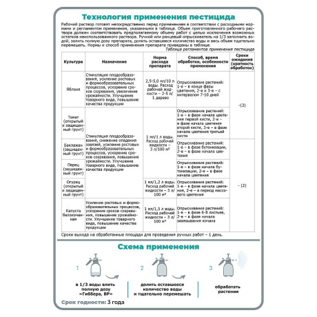 Гиббера 5мл. (регулятор роста) х40