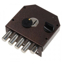 Гардиан Замок накладной тяж. 2005С Л горизонт.ключевина 5кл ЗД б/о (6)