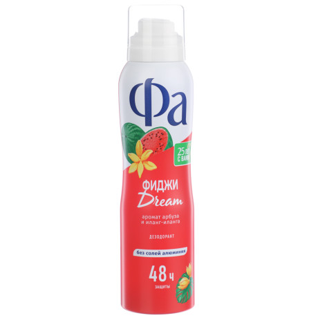 Дезодорант аэрозоль женский FA Ритмы острова Бали/Ритмы острова Фиджи, 150мл
