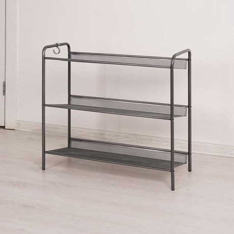 Подставка для обуви 3-х полочная Женева 23 графит ПДОЖ23 г