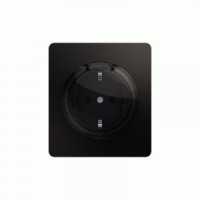 KRANZ MIELE ROUND мех. роз. 1 мест. СУ земля шторки крышка 16А оникс KR-78-0702-3