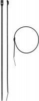 Кабельные стяжки черные КОБРА, с плоским замком, 4.6 х 370 мм, 25 шт, нейлоновые, ЗУБР