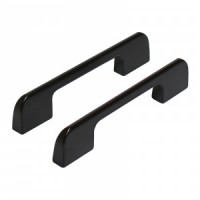 Ручка-скоба мебельная мет  96 A300-96 BL мат. черн. 2шт (цена за пару (20,200) StahlBuro