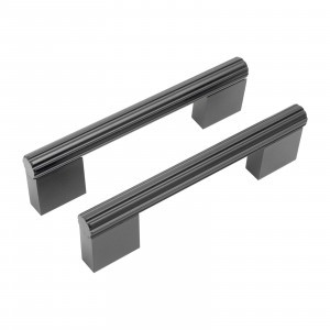 Ручка-рейлинг мебельная 96 AP2313-96 BL матовый черный 2шт (цена за пару) (20, 200) StahlBuro