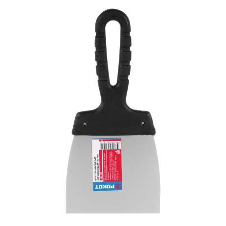 РОКОТ Шпатель металл (нерж.), пластиковая ручка 100 мм