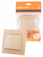 TDM Лама выкл. СУ 1 кл. 10А сосна SQ1815-0301