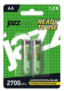 Ак-р Jazzway AA 2700мАч предзаряженные BL2 (20!)